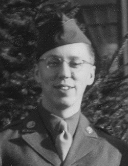 Chuck Rowland in the Army