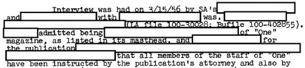 FBI Report Excerpt