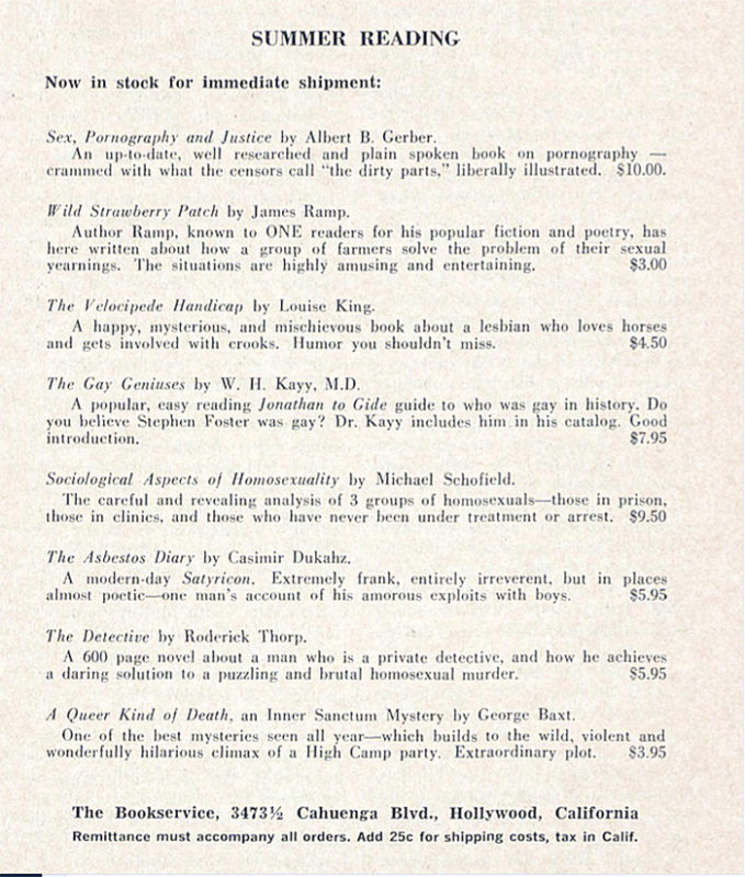 Summer Reading Advert • May 1966 pg. 26