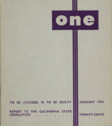ONE Jan 1953 cover